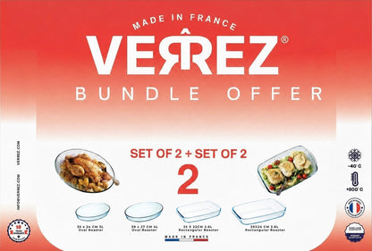 Bundle Offer ( طقم ٢ ‏مستطيل وطقم ٢ ‏بيضاوي)